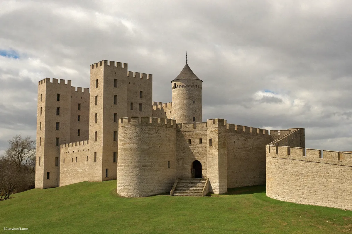 Le château ducal de Caen, forteresse de Guillaume le Conquérant
